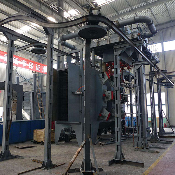 懸掛式多功能拋丸機(jī)組裝車間